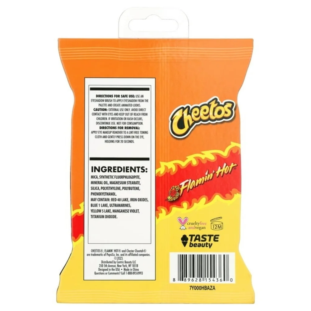 Flaming Hot Cheetos Eyeshadow Palette, NEW